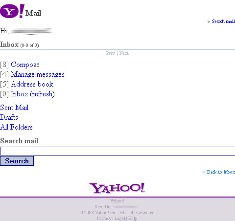 Log into Yahoo Mail through